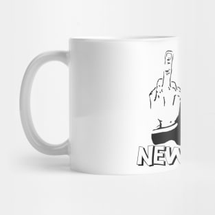 MIDDLE FINGER NEWSOM POLITICALLY INCORRECT Mug